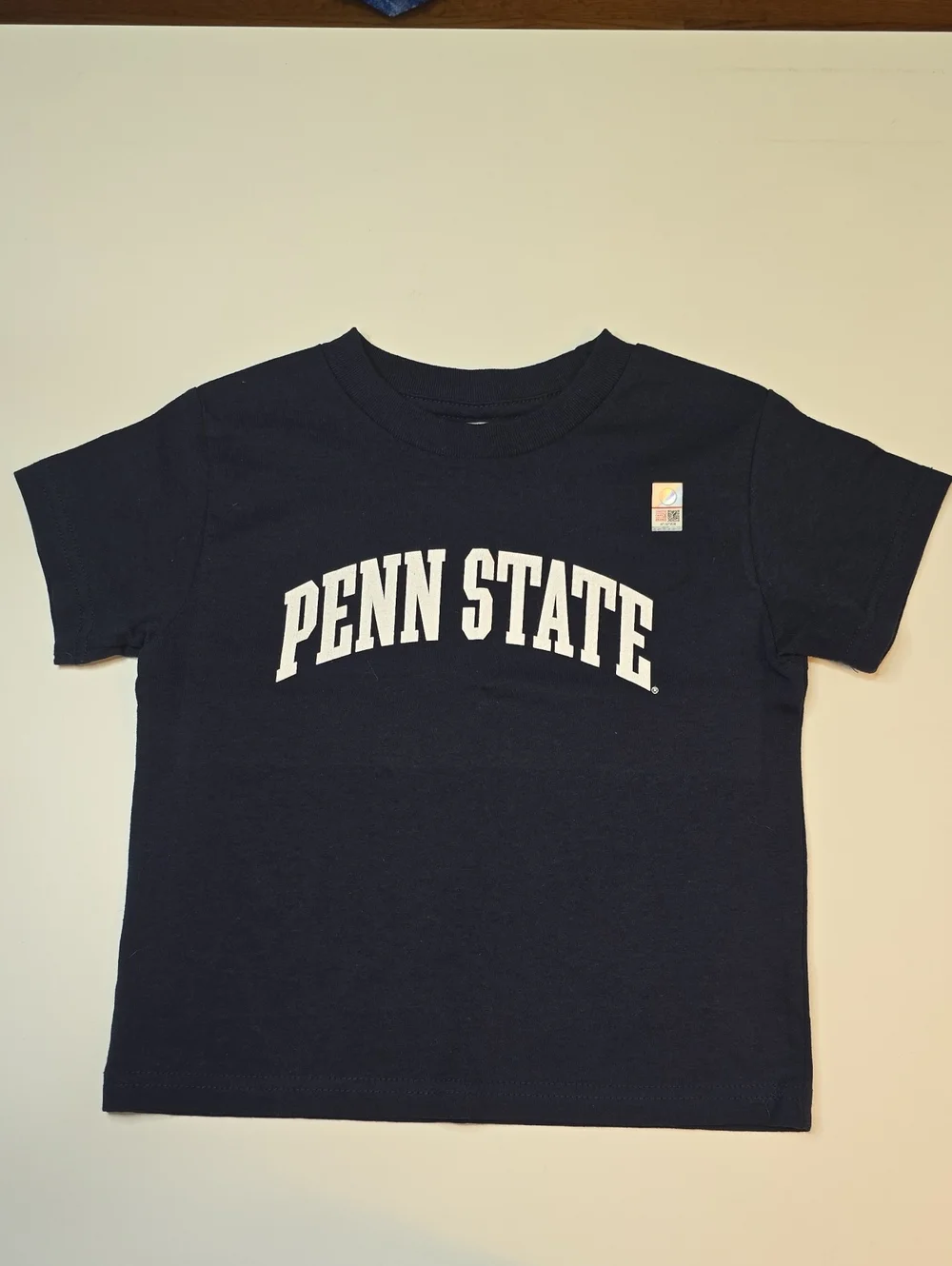 Rabbit Skins Navy Penn State Short Sleeve Tee